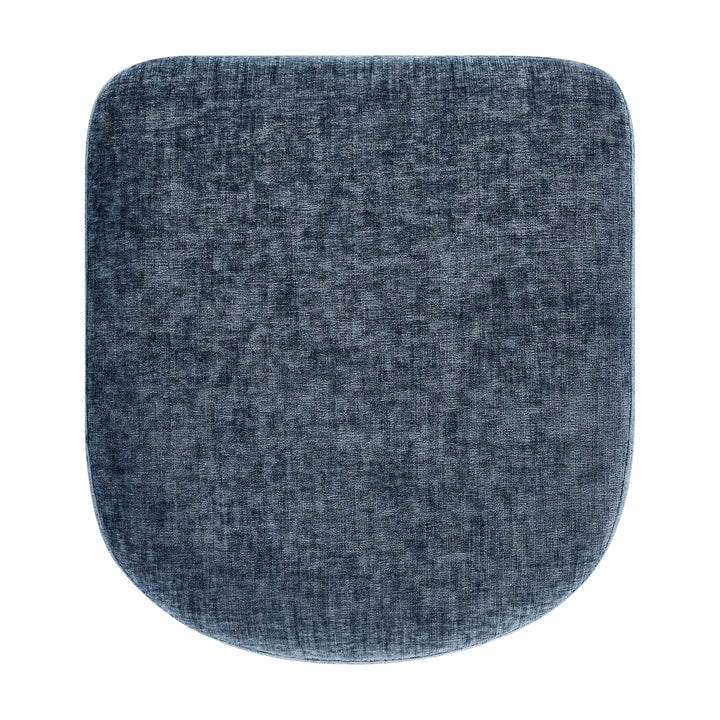 Rylee Chenille Backless Counter Stool - Millburry Blue - view 8