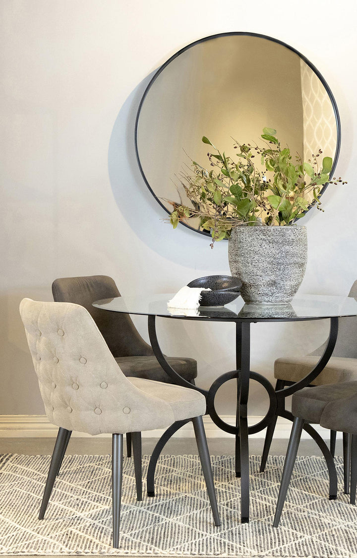 Coaster Furniture 106044 Cosmo Upholstered Dining Side Chair Light Grey