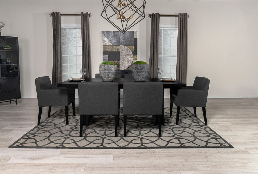 coaster-furniture-106251-s7-catherine-7-piece-rectangular-dining-table-set-black