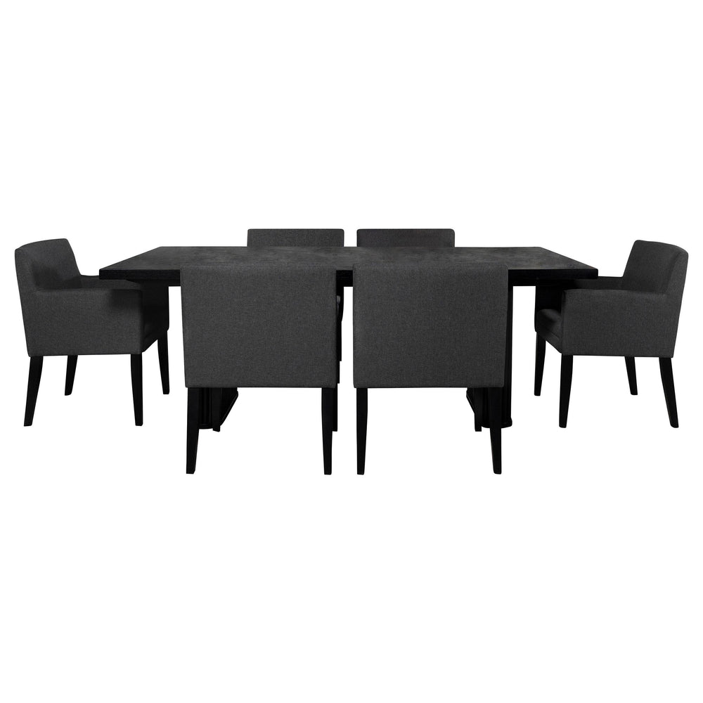 coaster-furniture-106251-s7-catherine-7-piece-rectangular-dining-table-set-black