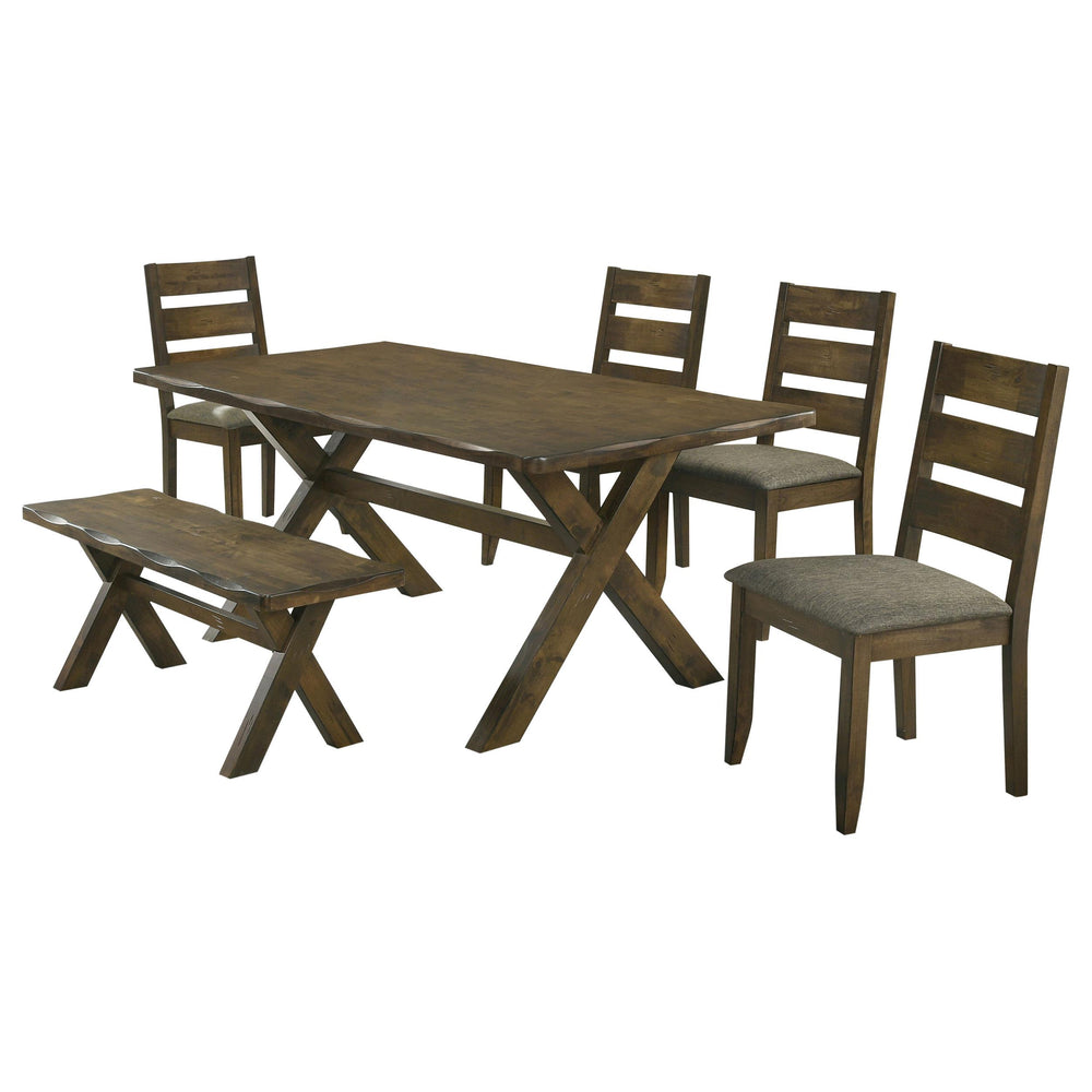 coaster-furniture-106381-s6-alston-6-piece-rectangular-dining-table-set-knotty-nutmeg