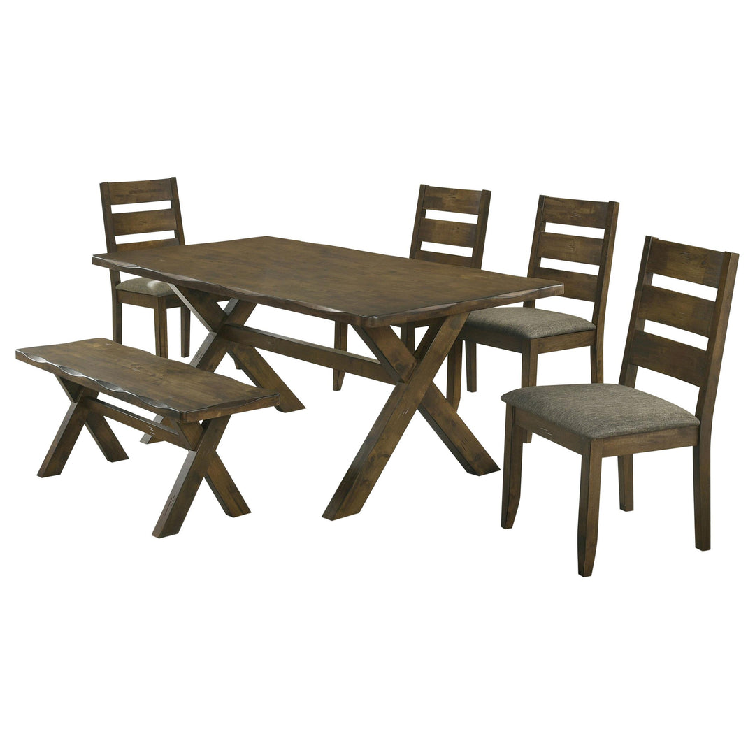 coaster-furniture-106381-s6-alston-6-piece-rectangular-dining-table-set-knotty-nutmeg