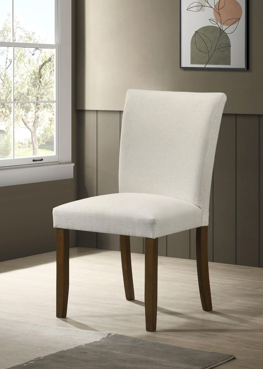 Coaster Furniture 106412 Cantley Upholstered Dining Side Chair Beige