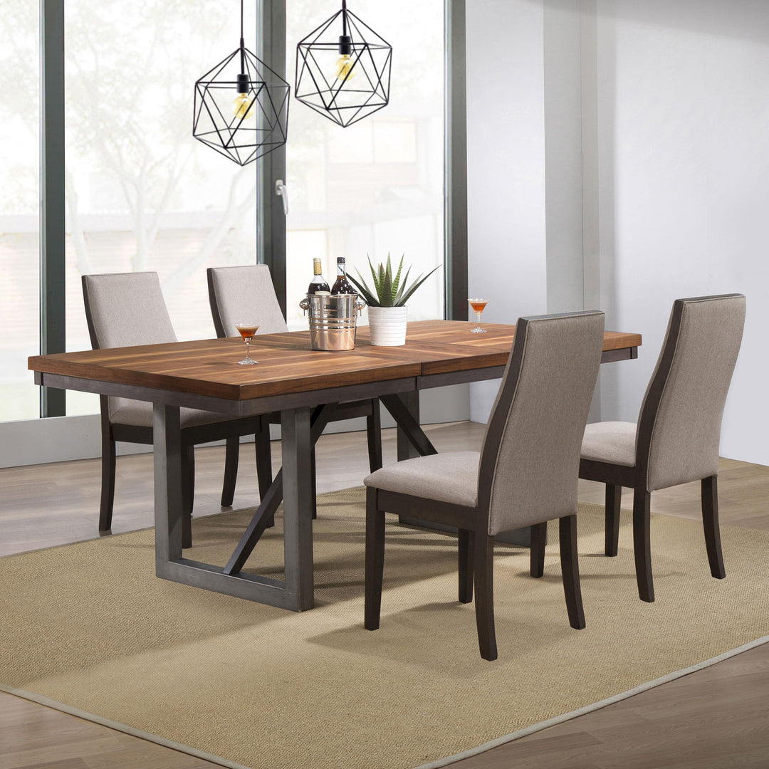 coaster-furniture-106581-s5g-spring-creek-5-piece-rectangular-dining-table-set-taupe