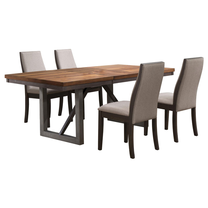coaster-furniture-106581-s5g-spring-creek-5-piece-rectangular-dining-table-set-taupe