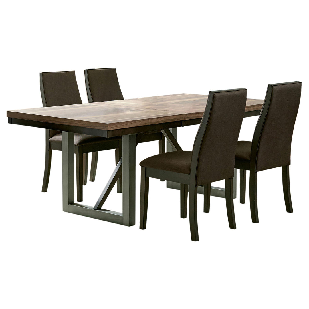 coaster-furniture-106581-s5-spring-creek-5-piece-rectangular-dining-table-set-chocolate