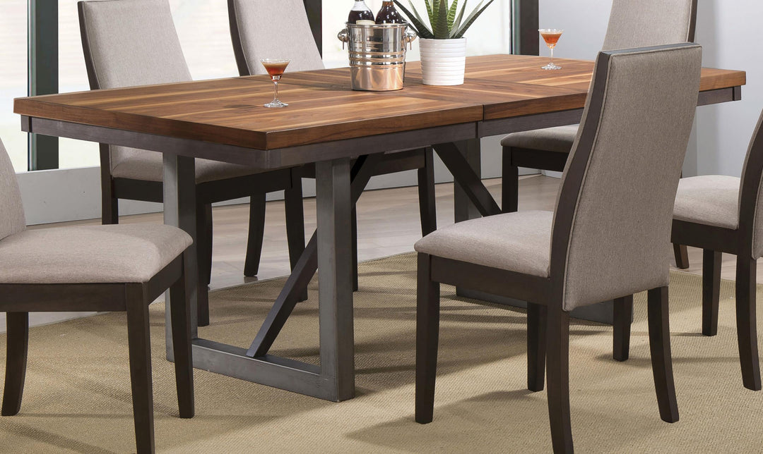 coaster-furniture-106581-spring-creek-77-inch-extension-dining-table-natural-walnut
