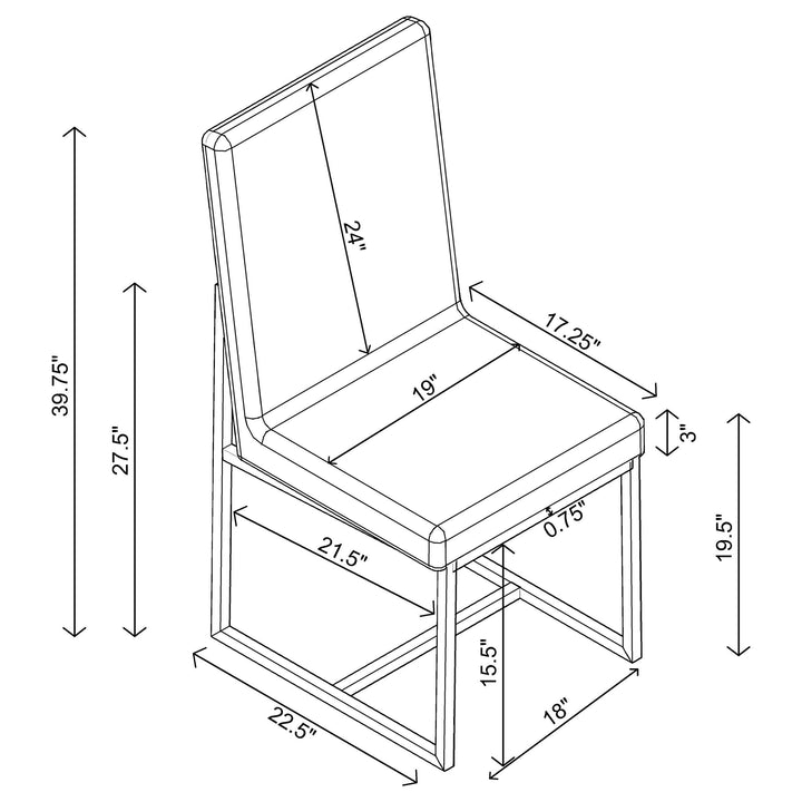 Coaster Furniture 224731KE-S5 Lucia 5-piece Eastern King Bedroom Set Beige and White