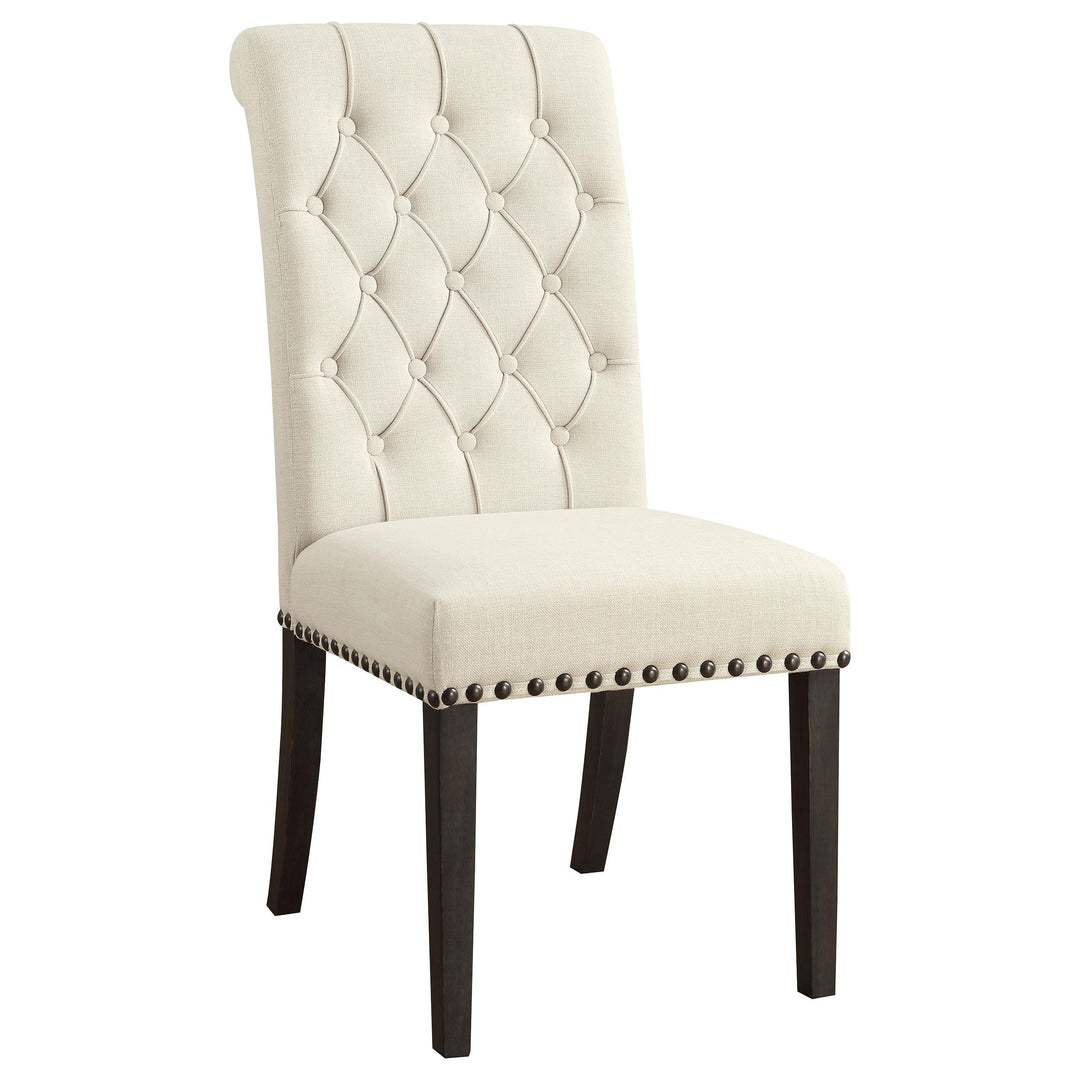 Coaster Furniture 107286 Alana Fabric Upholstered Dining Side Chair Beige