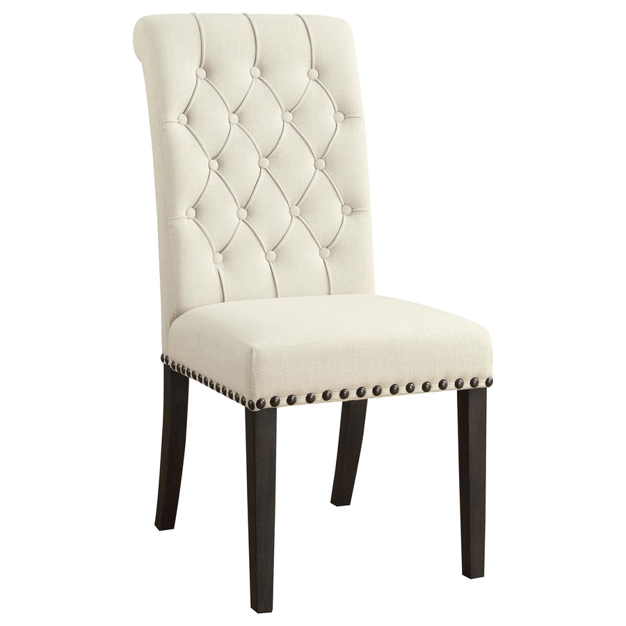 Coaster Furniture 107286 Alana Fabric Upholstered Dining Side Chair Beige