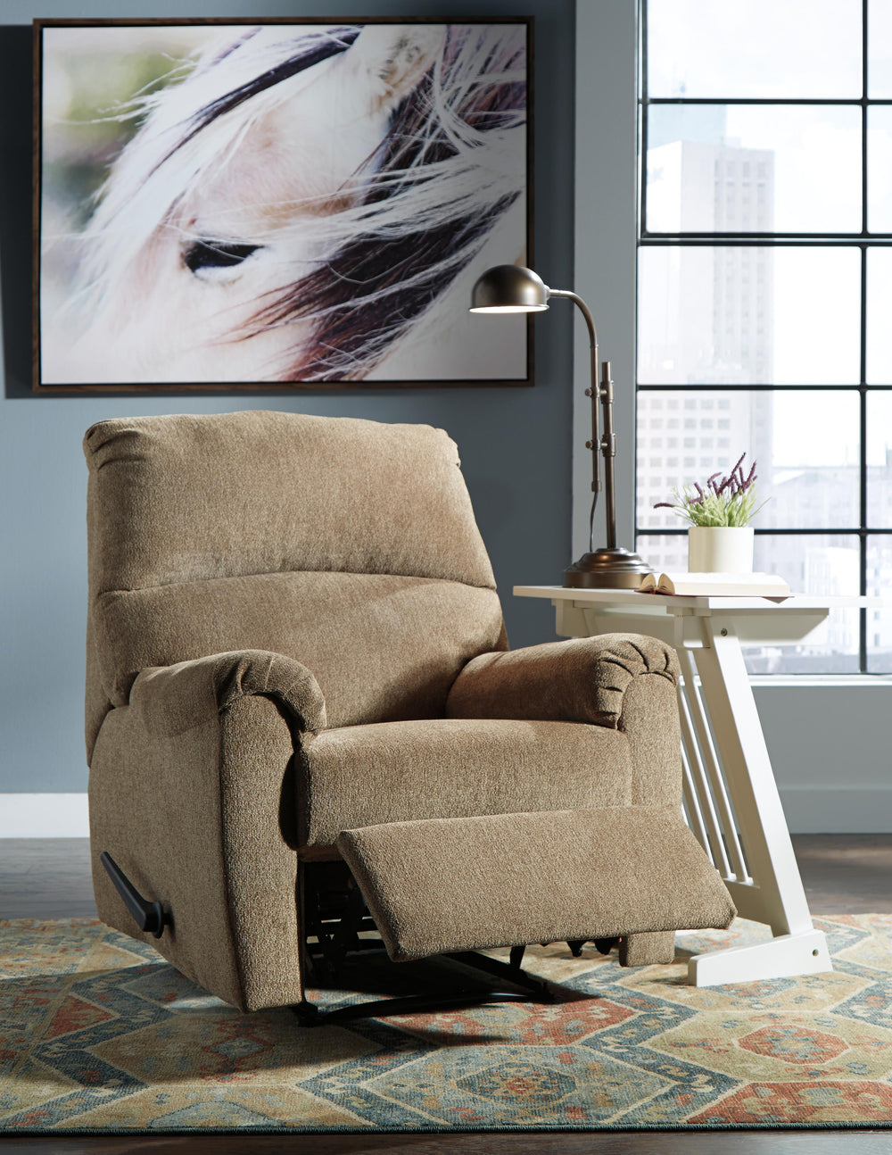 Nerviano Recliner - Light Brown (6)