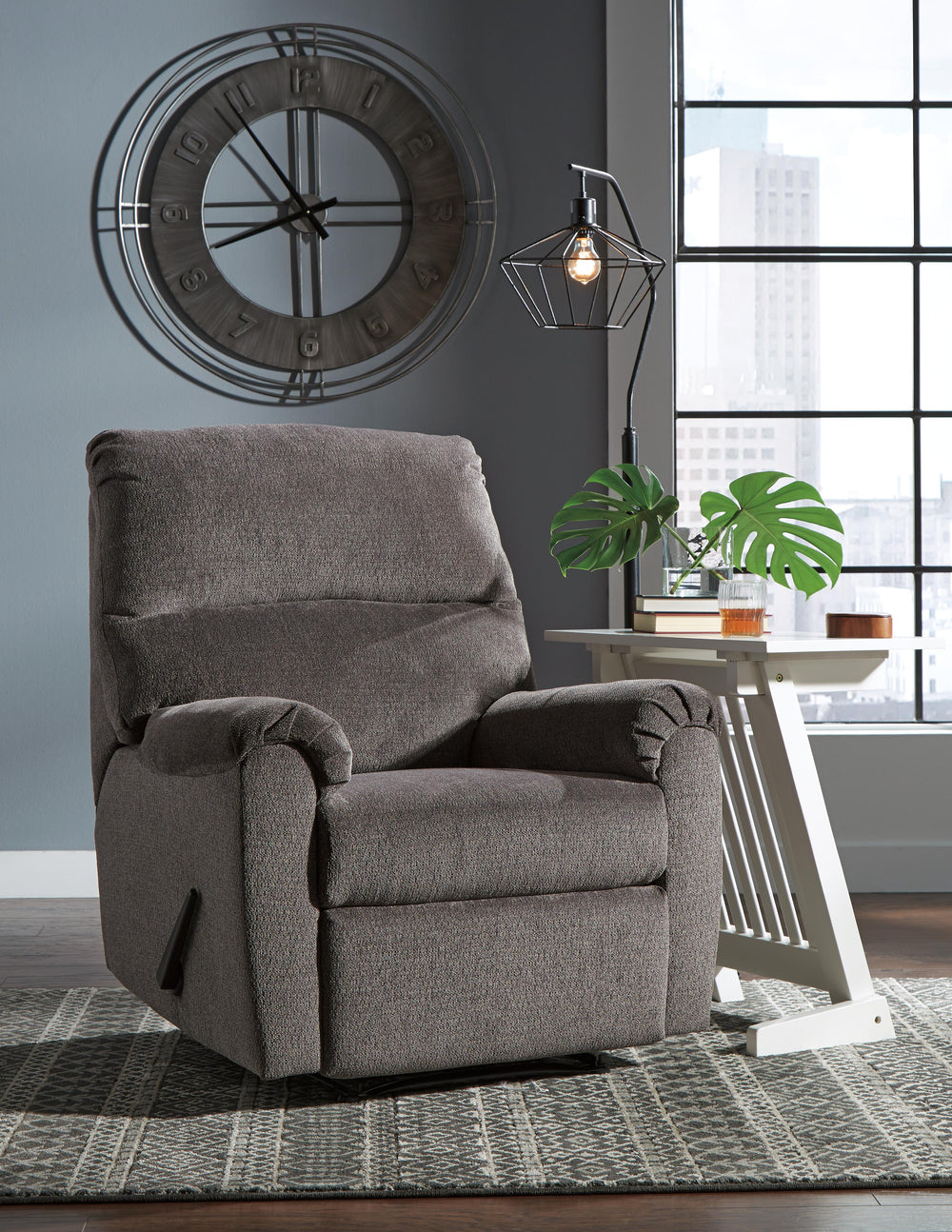 Nerviano Recliner - Gray (7)