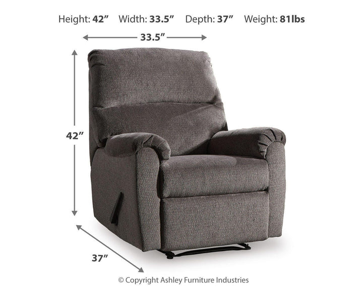 Nerviano Recliner - Gray (4)