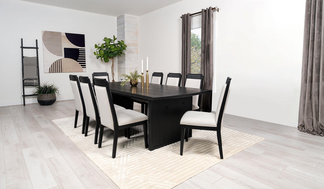 coaster-furniture-108231-s9-brookmead-9-piece-extension-leaf-dining-table-set-black