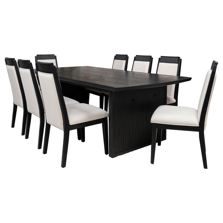 coaster-furniture-108231-s9-brookmead-9-piece-extension-leaf-dining-table-set-black