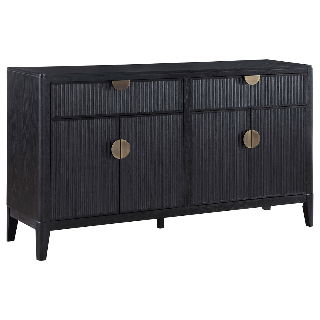 Coaster Furniture 108235 Brookmead 4-door Sideboard Buffet Storage Cabinet Black
