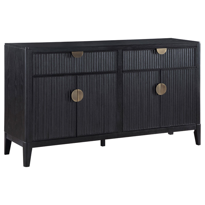 Coaster Furniture 108235 Brookmead 4-door Sideboard Buffet Storage Cabinet Black