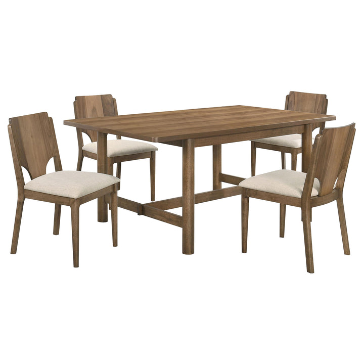 coaster-furniture-108571-s5-crestmore-5-piece-rectangular-dining-table-set-walnut