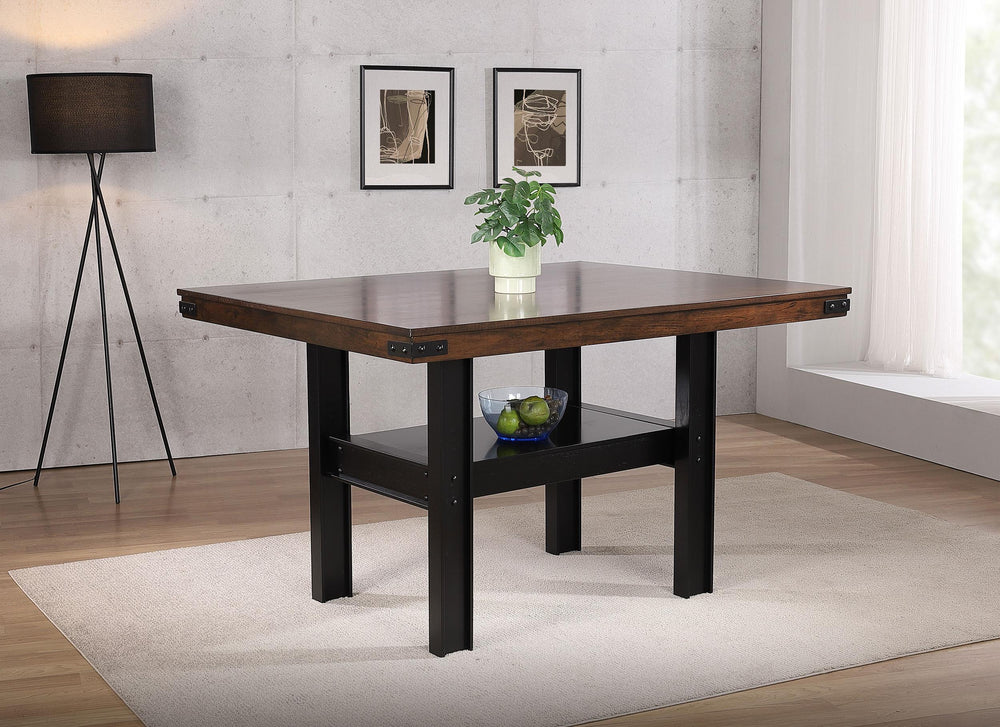 coaster-furniture-108888-patterson-60-inch-counter-height-dining-table-mango-oak