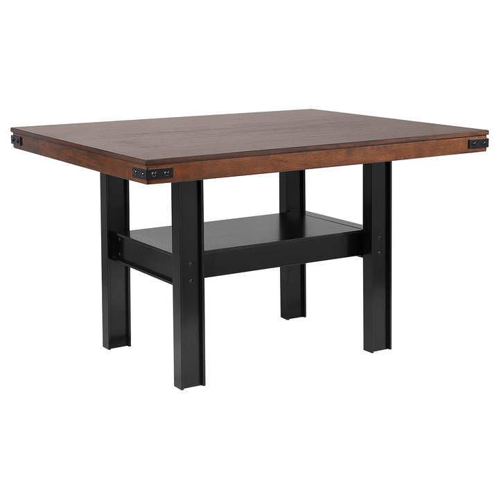 Coaster Furniture 108888 Patterson 60-inch Counter Height Dining Table Mango Oak