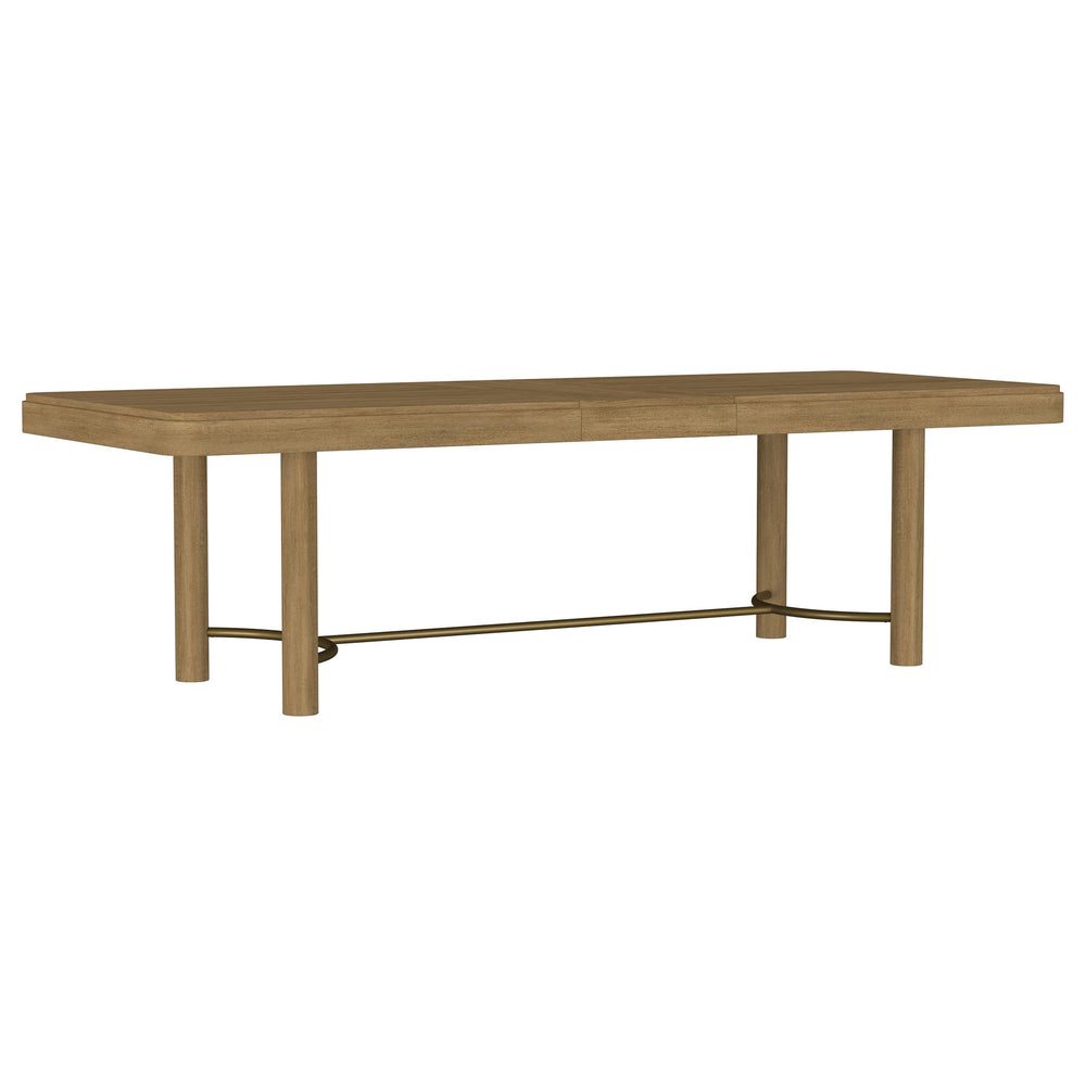 Coaster Furniture 108931 Arini 104-inch Extension Leaf Dining Table Sand Wash