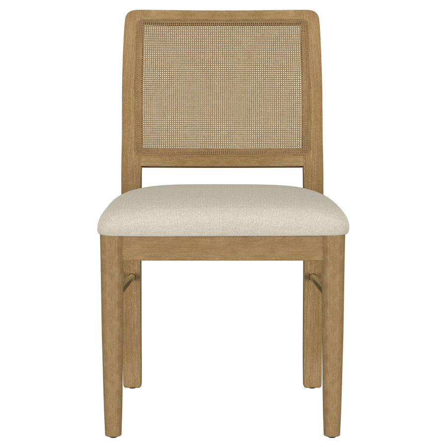 Coaster Furniture 108932SWD Arini Rattan Cane Dining Side Chair Sand Wash