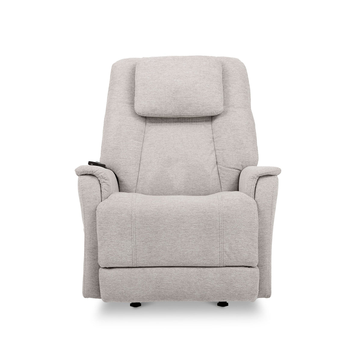Zecliner Model 3+ Fabric Power Rocking Sleep Recliner with Power Headrest, Lumbar, Heat & Massage in Ceramic