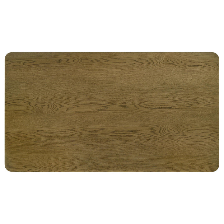 coaster-furniture-109351-s5-castlewood-5-piece-71-inch-rectangular-dining-set-brown-oak