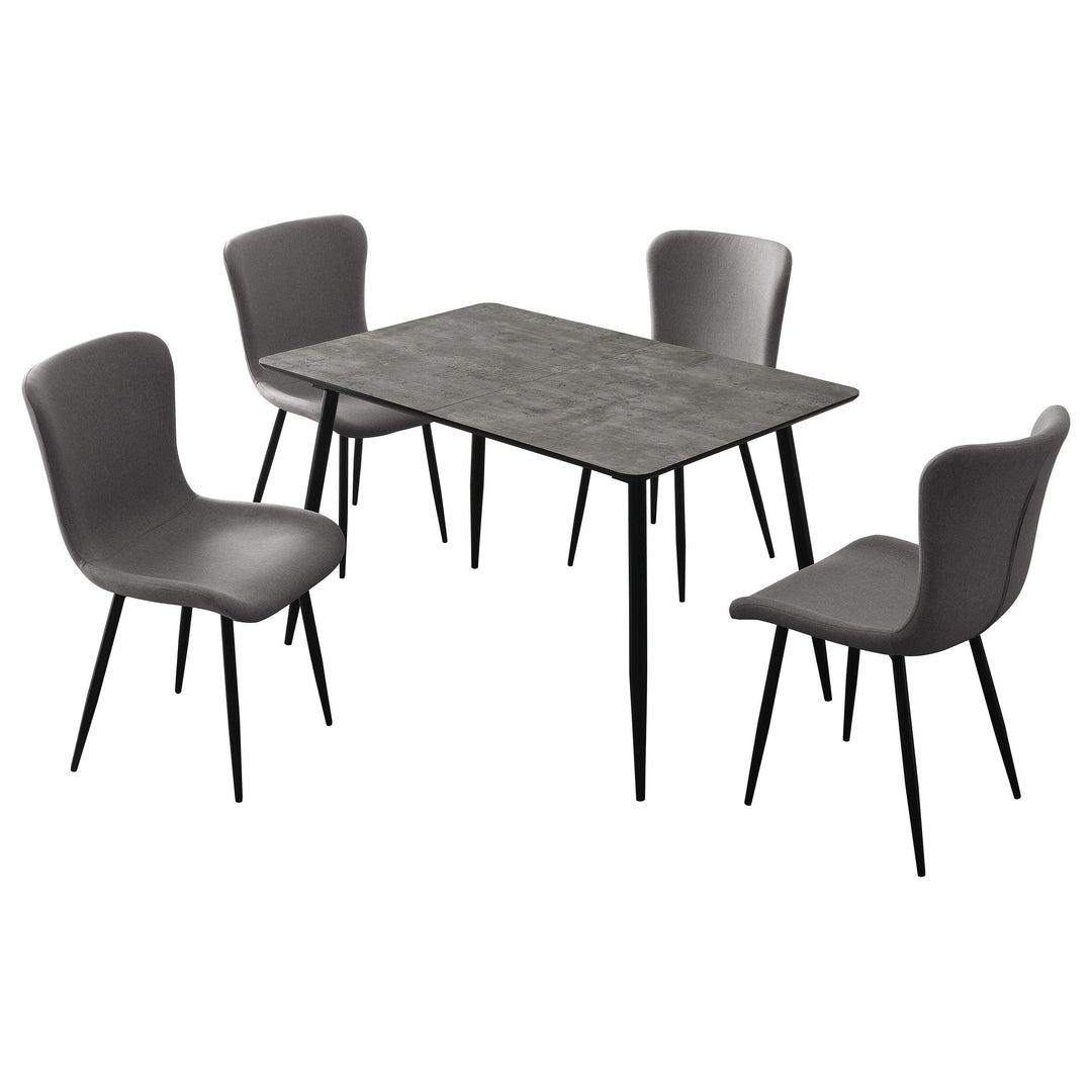 coaster-furniture-109391-s5-horizon-5-piece-dining-set-with-extension-table-grey