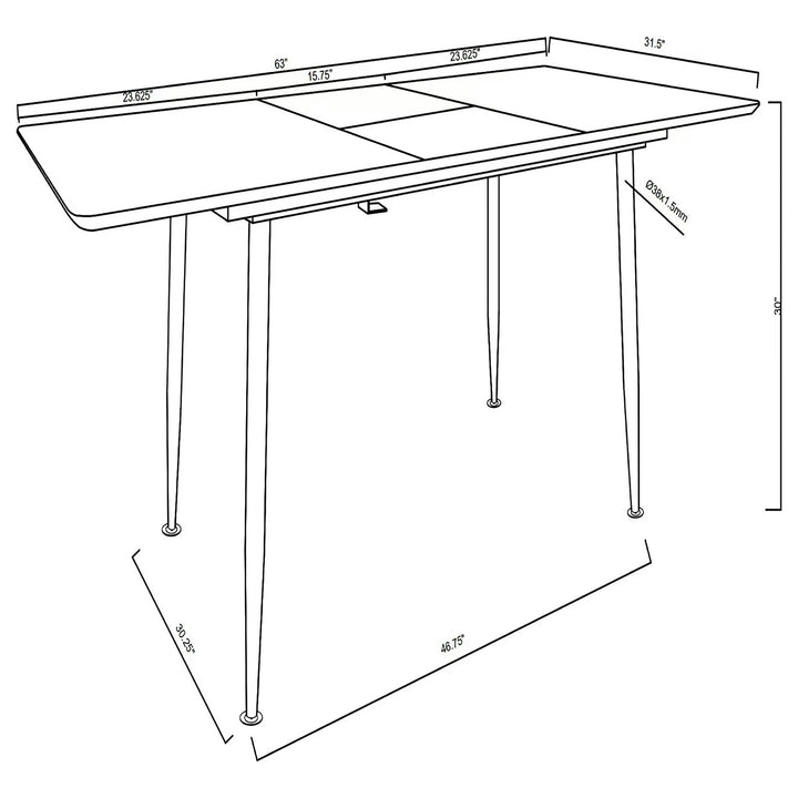 coaster-furniture-109391-s5-horizon-5-piece-dining-set-with-extension-table-grey