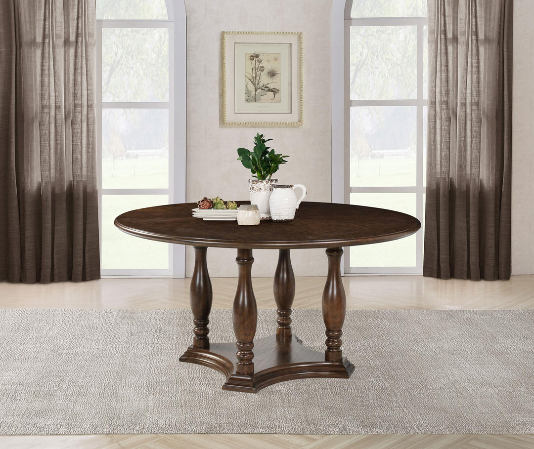 coaster-furniture-109400-landon-60-inch-round-wood-pedestal-dining-table-rich-brown
