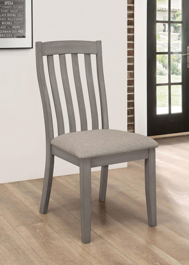 Coaster Furniture 109812 Nogales Wood Dining Side Chair Coastal Grey