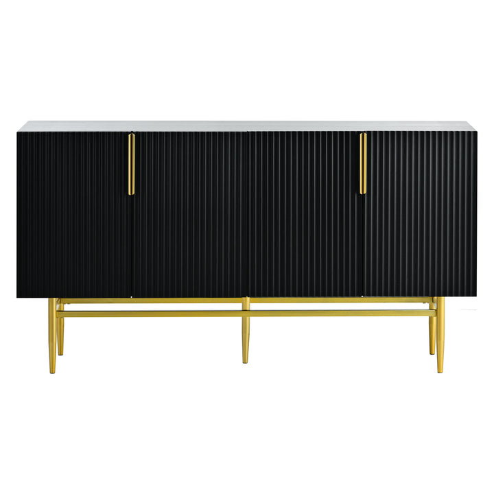 modern-elegant-4-door-sideboard-with-gold-metal-handle