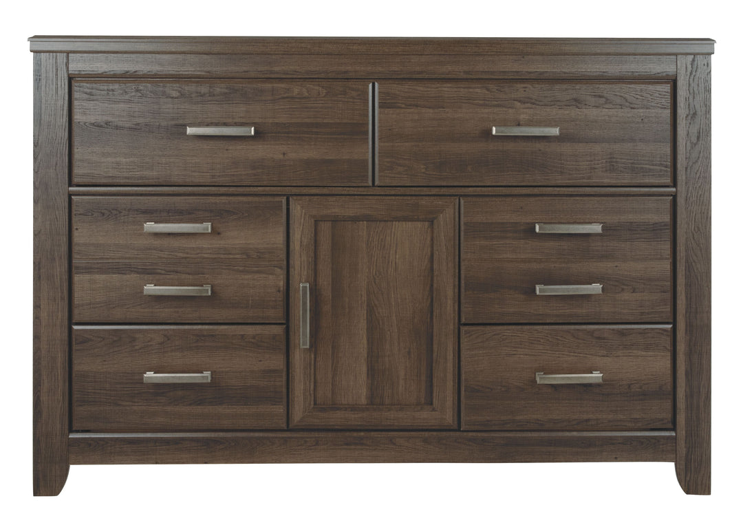 Juararo - Six Drawer Dresser - Dark Brown