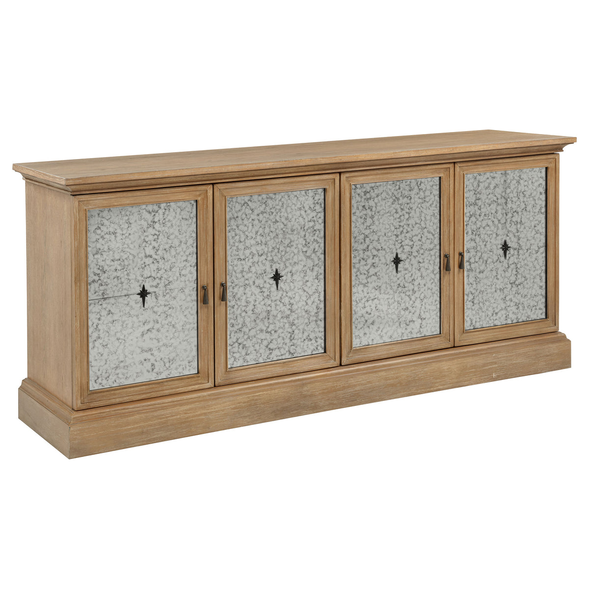 Brockway - 4-Door Dining Sideboard Buffet Cabinet - Barley Brown