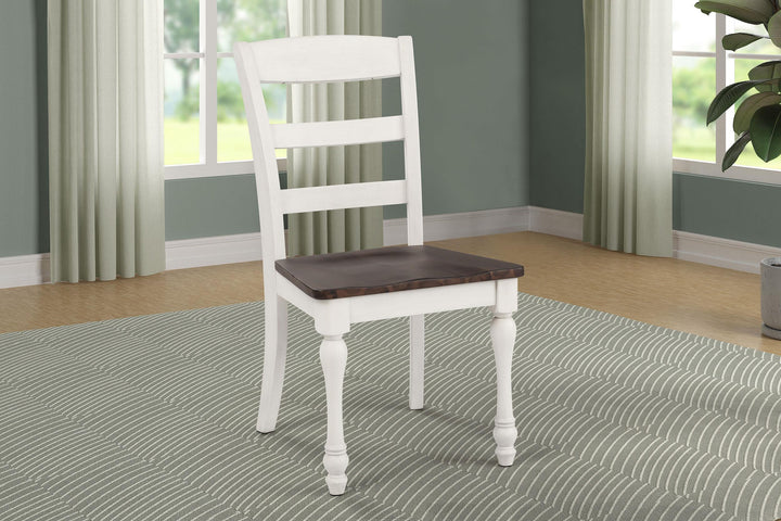 Coaster Furniture 110382 Madelyn Wood Dining Side Chair Coastal White