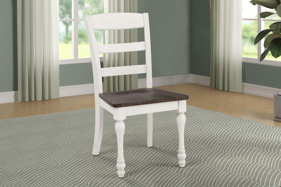 Coaster Furniture 110382 Madelyn Wood Dining Side Chair Coastal White