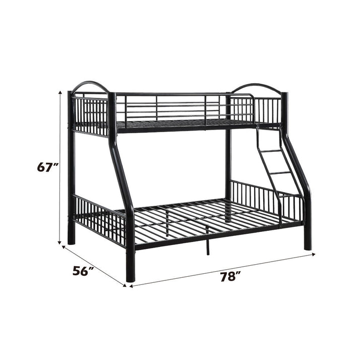 Cayelynn - Twin Over Full Bunk Bed - Black