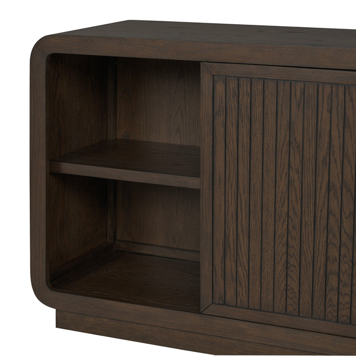 Flexsteel W1013-06 Athens  Entertainment Base  Dark Brown