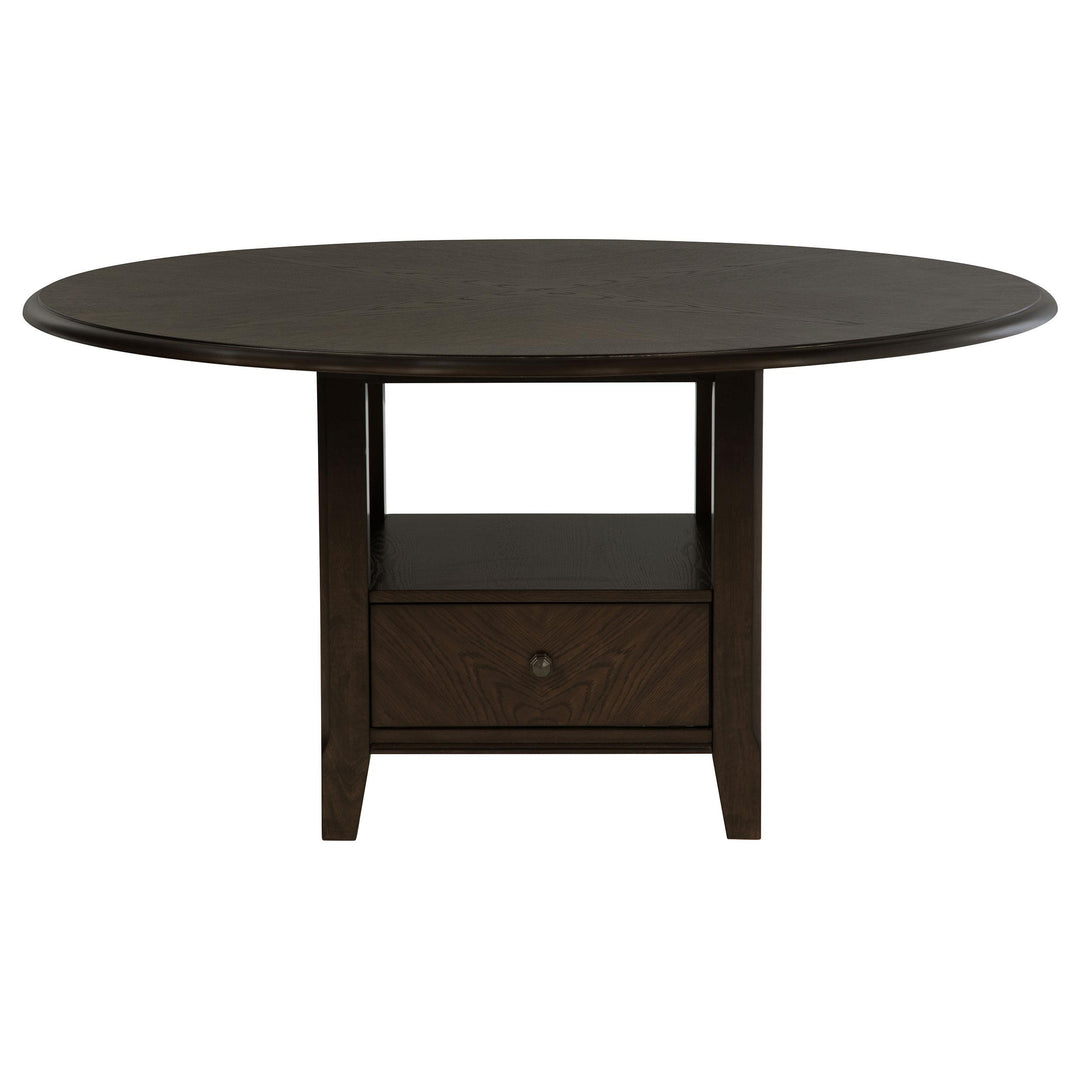 coaster-furniture-115100-s5-twyla-5-piece-60-inch-round-wood-dining-table-set-dark-cocoa