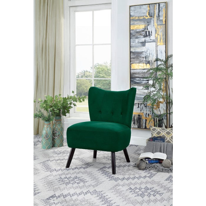 Imani Velvet Accent Chair