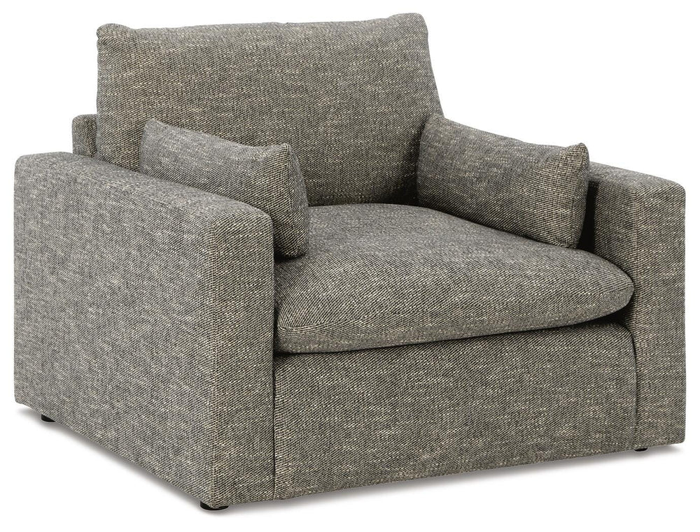 Dramatic Oversized Chair - Dark Gray (1)