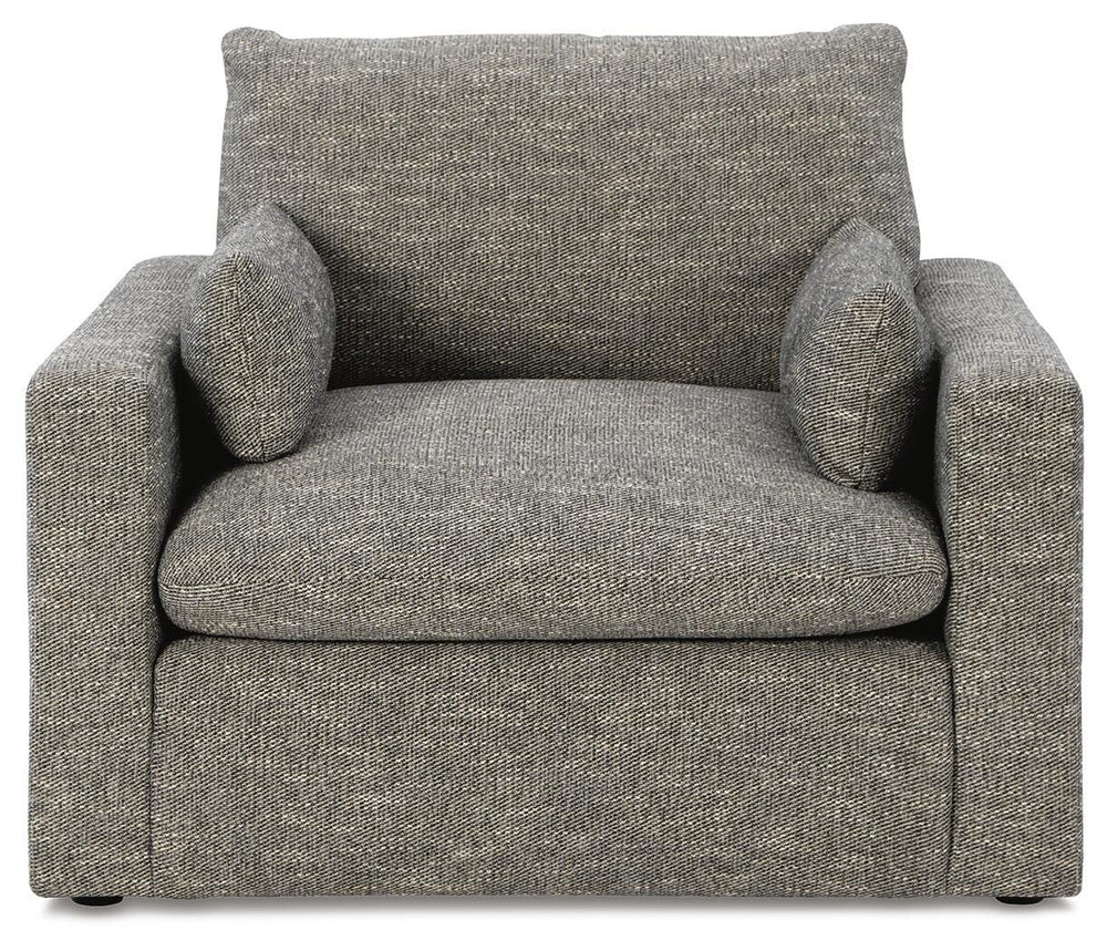 Dramatic Oversized Chair - Dark Gray (3)