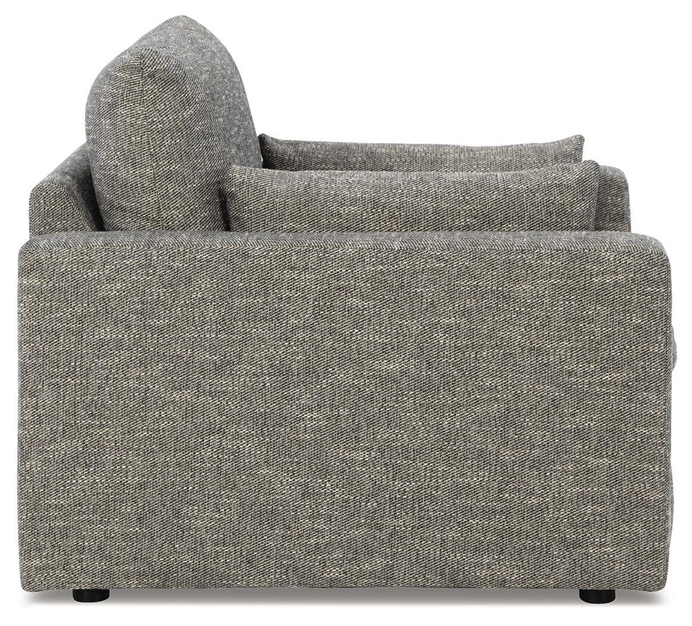 Dramatic Oversized Chair - Dark Gray (4)
