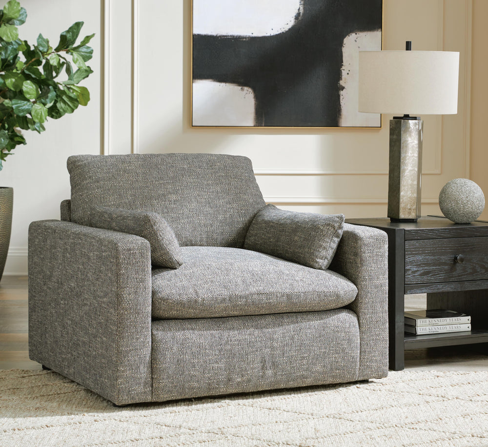 Dramatic Oversized Chair - Dark Gray (2)