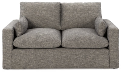 Dramatic Loveseat - Dark Gray - Dark Gray
