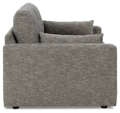 Dramatic Loveseat - Dark Gray