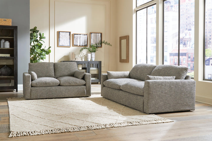 Dramatic Sofa and Loveseat - Granite (1)