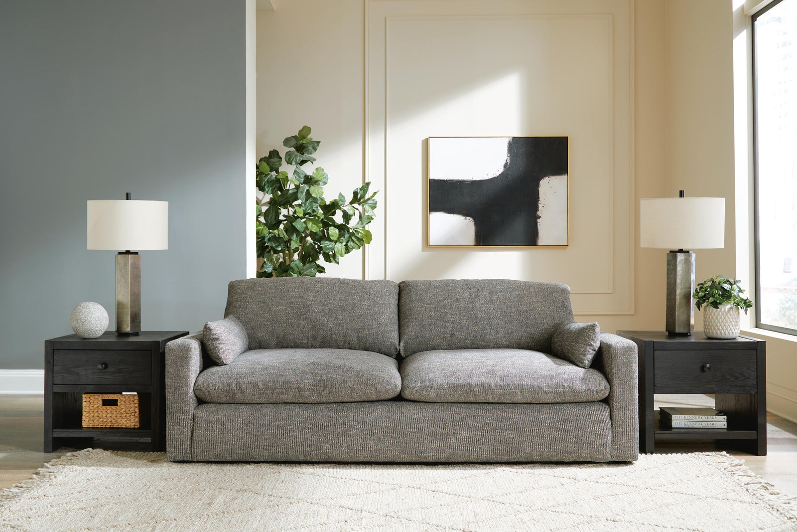 Dramatic Sofa - Dark Gray (2)