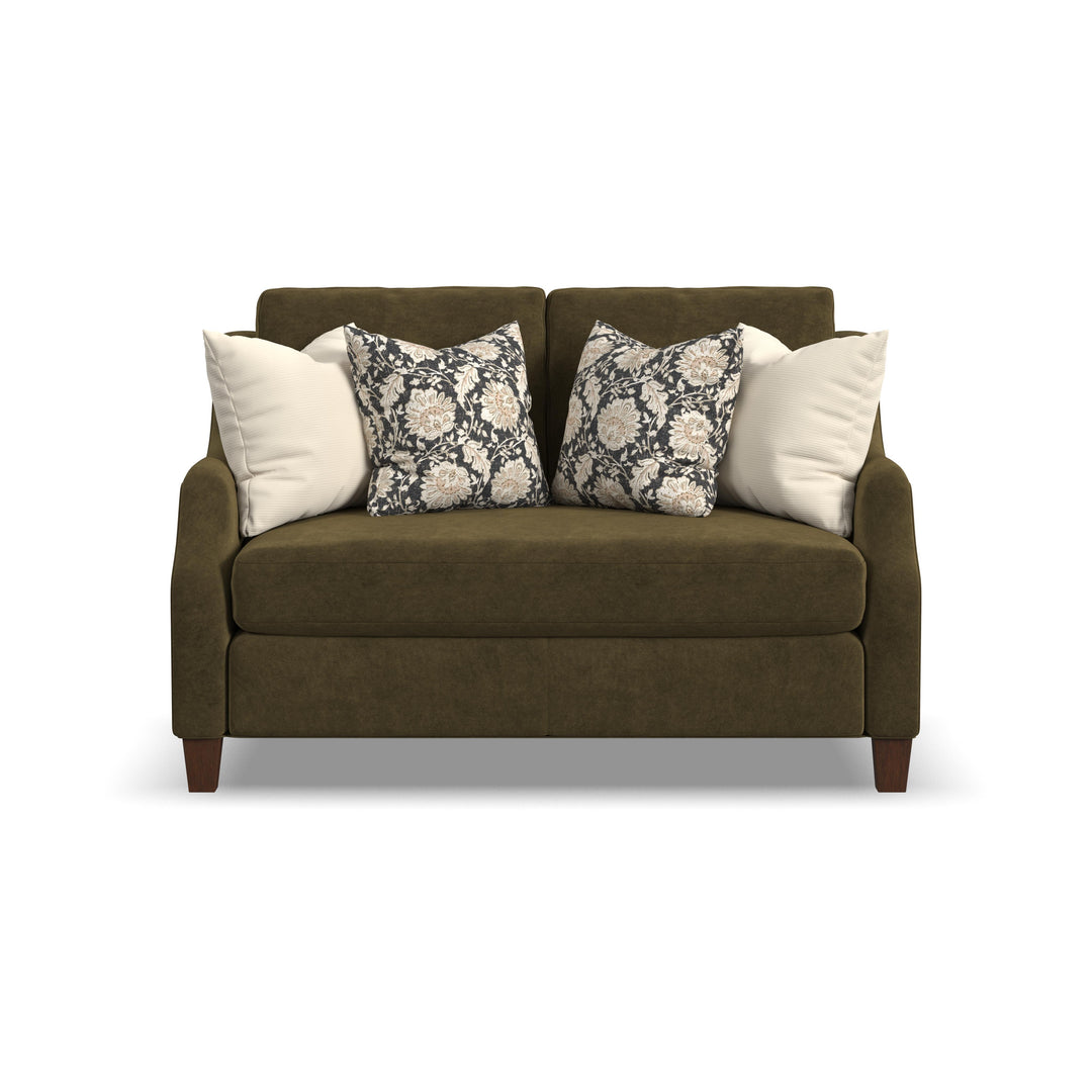 Gianna  Bench Loveseat  Dark Brown
